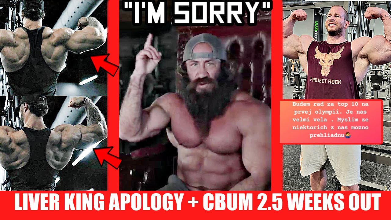 Liver King's Apology was Not Great + CBum Shows Biceps Again + Krizo