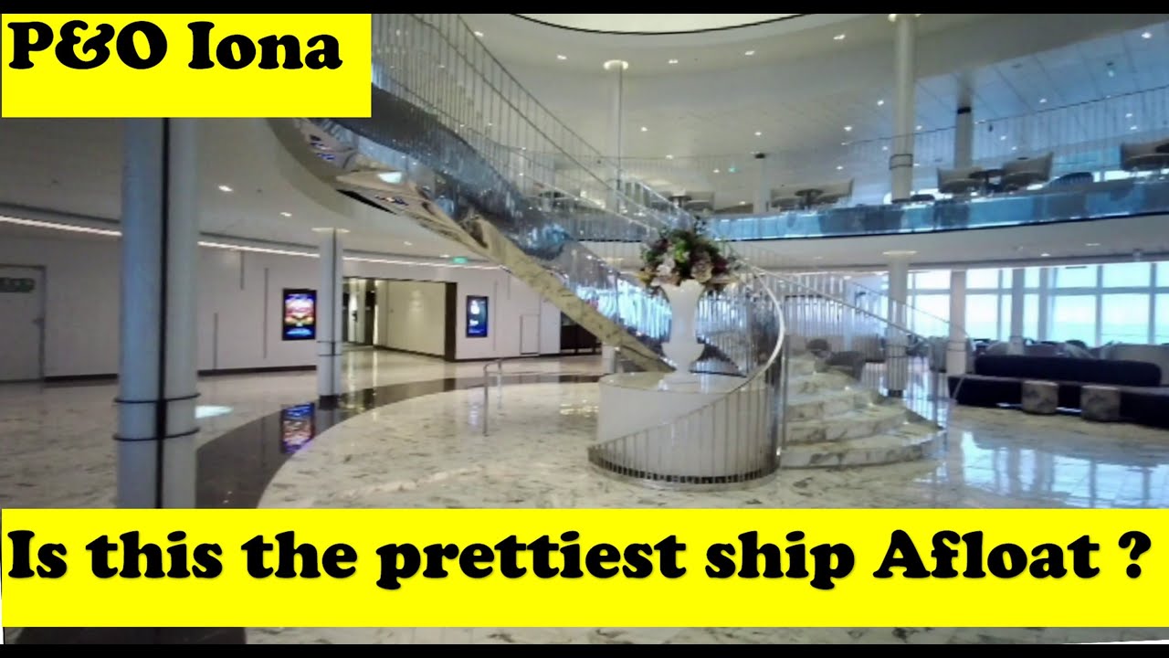 P&O Cruises Iona Cruise ship. Tour of the inside spaces onboard this beautiful ship.