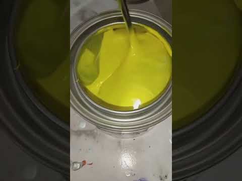 Sunshine Yellow Automotive Paint