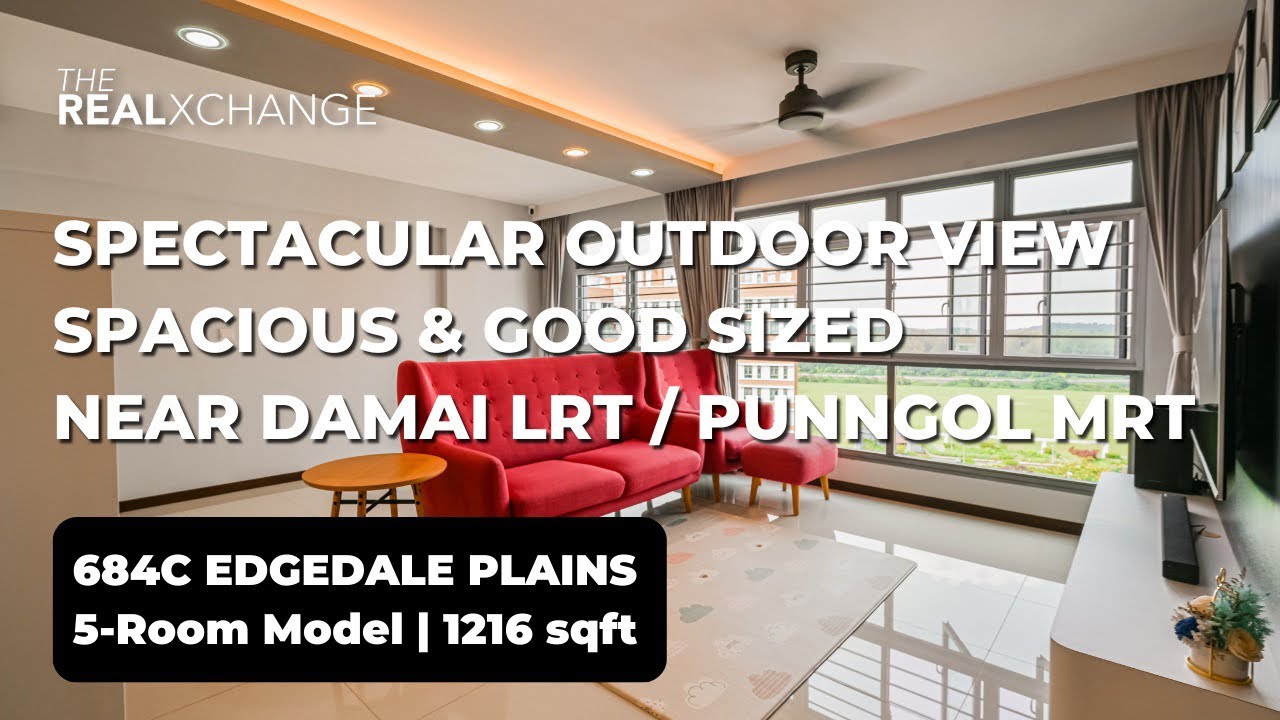 HDB | 684C Edgedale Plains | 5 Room Model | 1216sqft