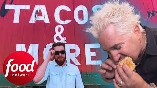 Guy is IN LOVE With This Juicy Puff Shell Taco! | Diners, Drive-Ins & Dives: America’s Favorite