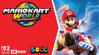 Mario Kart World | VS Race | 50cc | 4K HDR | 3 Player Local Play | Nintendo Switch 2