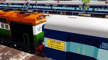 Mandsor - Udaipur City Passenger (UnReserved) In MSTS in Open Rail