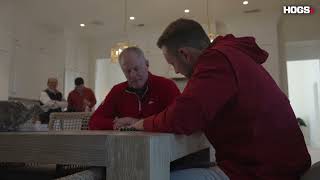 Ryan Silverfield's first day at Arkansas