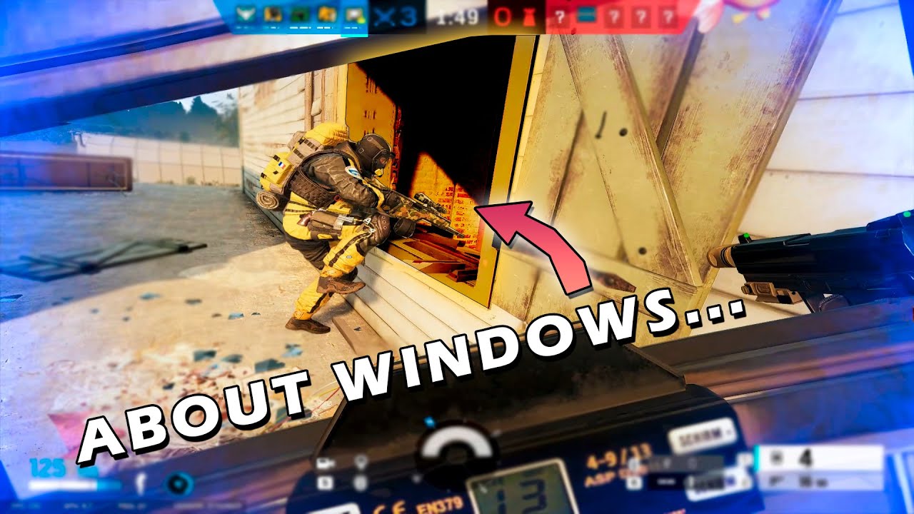 Seige Window Smash the windows! Rainbow Six Siege Tips - YouTube