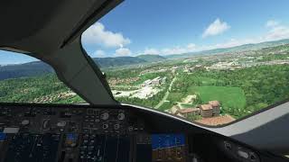 Visual Approach To Sarajevo Lqsa Ils-S11 Circling To Rwy29 Msfs