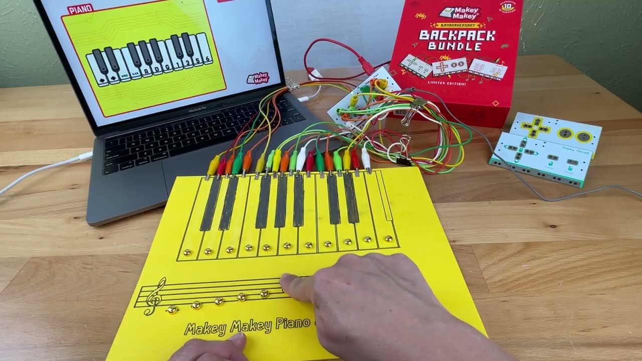How to Make Your Own Interactive Chromatic Full Scale Makey Makey Paper  Piano 