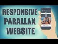 Responsive HTML/CSS Parallax Website From Scratch