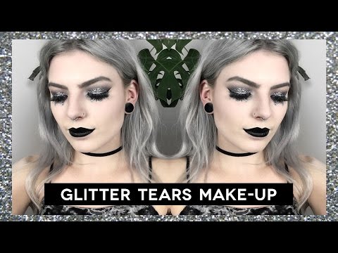 GLITTER TEARS MAKE-UP | nye party look