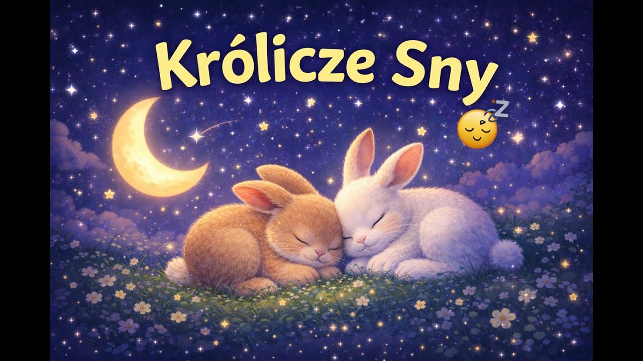 Mini Nutki - Królicze Sny 🐰🌙 | Spokojna Kołysanka dla Dzieci na Dobranoc