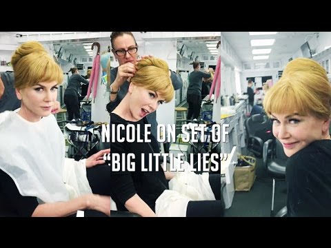 Nicole Kidman singing on the set of "Big Little Lies"