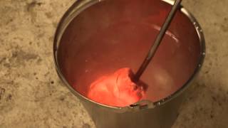 Red Glowing Glass from the furnace to the water - SMOKINGGEAR VIDEO