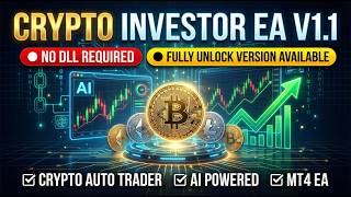 Crypto Investor EA V1.1 | Category : MT4 EA (Build +1441) | No DLL | Best Forex EA | 2026|