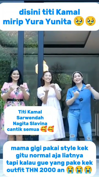 mama gigi mau pake baju kemanapun tetep cantik#nagita#sarwendah#titiekamal #viralshort #viralvideo