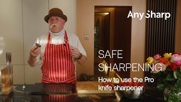How to Use the AnySharp Pro | Safe, Hands-Free Sharpening