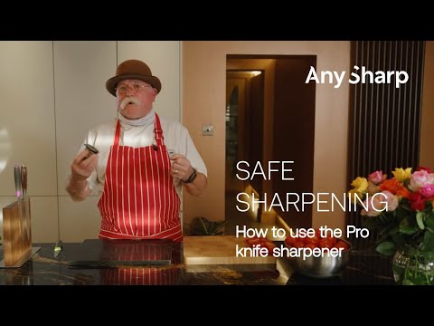 How to Use the AnySharp Pro | Safe, Hands-Free Sharpening