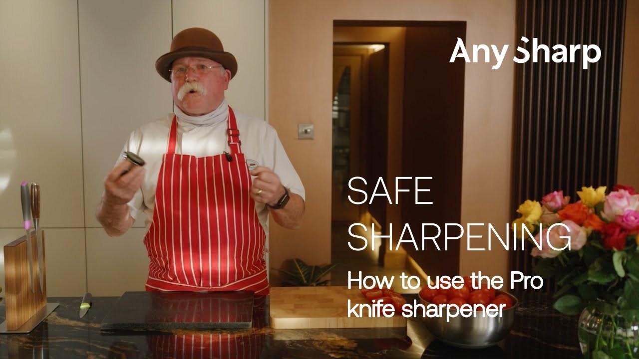 How to Use the AnySharp Pro | Safe, Hands-Free Sharpening