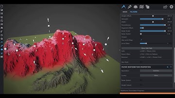 Creating a Mountain Line In World Creator 2