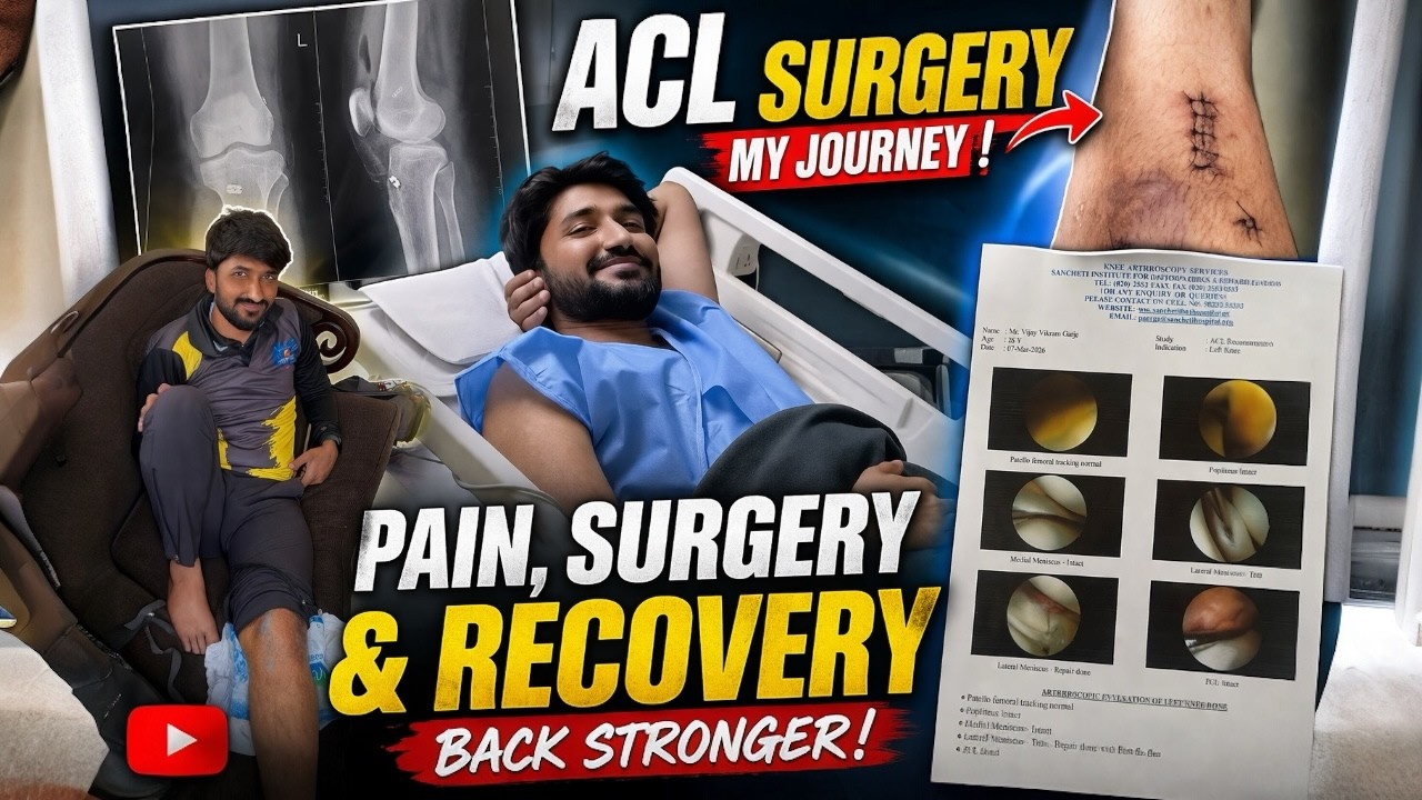 ACL Surgery Recovery: My First 30 Days Journey - YouTube