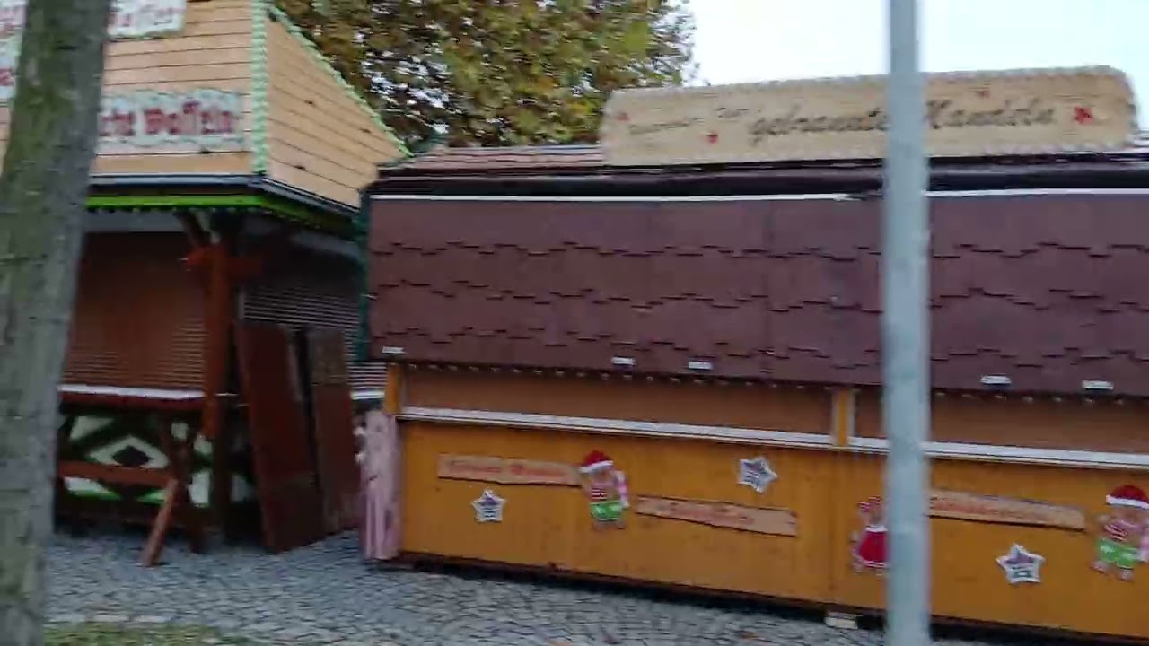 Weihnachtsmarkt Aufbau Ingolstadt 2024 (14.11.2024) #1