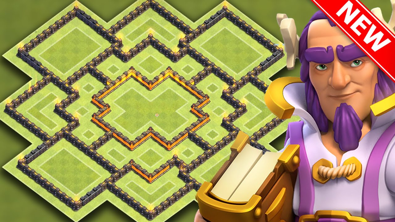 Clash Of Clans "NEW" BEST (TH11) TOWN HALL 11 HYBRID BASE Farming...