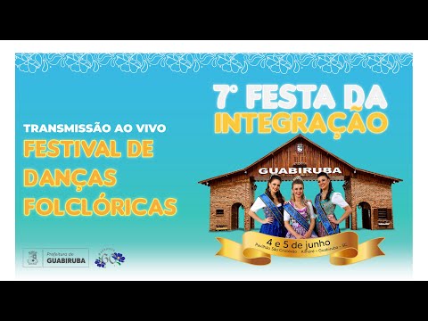 8º Festival de Danças Folclóricas de Guabiruba, realizado junto a 7ª Festa da Integração.