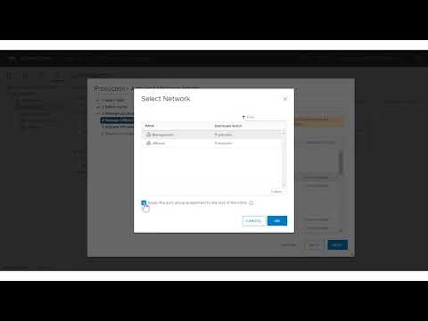 Migrating Networking to a vSphere Distributed Switch in the vSphere Client