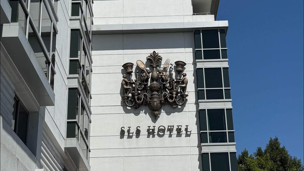 SLS Beverly Hills– Superior Room 2 Double beds room & Hotel walkthrough 