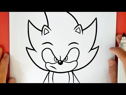 HOW TO DRAW SUPER SONIC