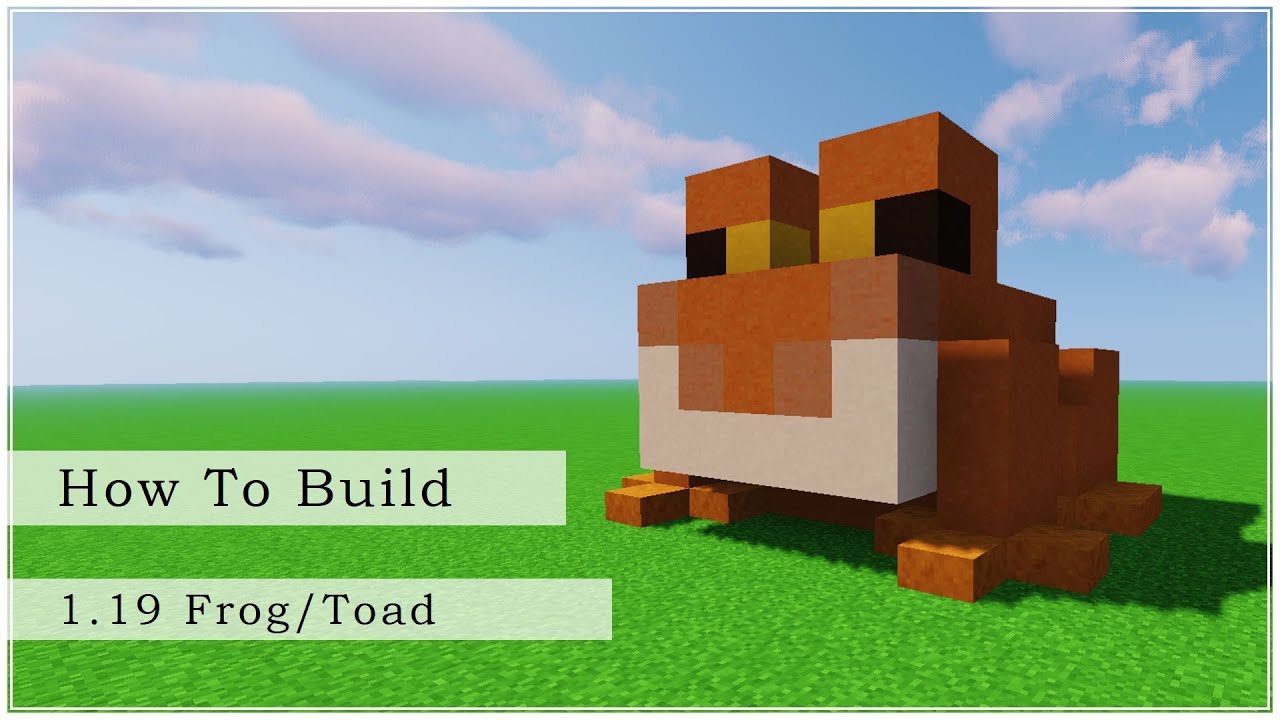 How to Build a 1.19 Frog (Minecraft Tutorial + Download) 