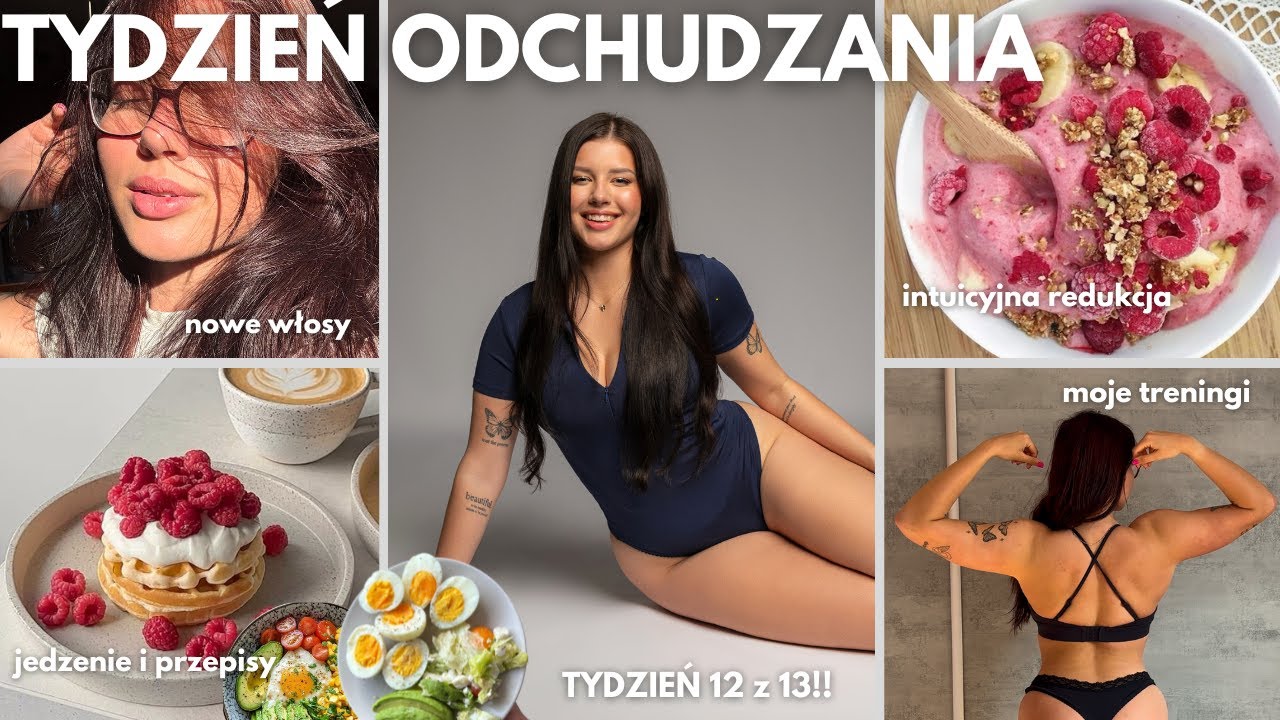 REALISTYCZNY TYDZIEŃ ODCHUDZANIA co jem i jak trenuję, zmieniam styl i włosy, ostatnie dni redukcji