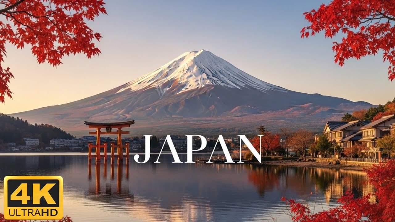 Beautiful Japan 4K | Beautiful and Peaceful Scenery