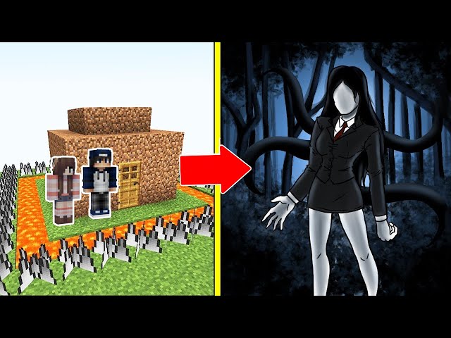 SlenderWoman: Người Đàn Bà Không Mặt Tấn Công Nhà Được Bảo Vệ Bởi bqThanh và Ốc Trong Minecraft class=