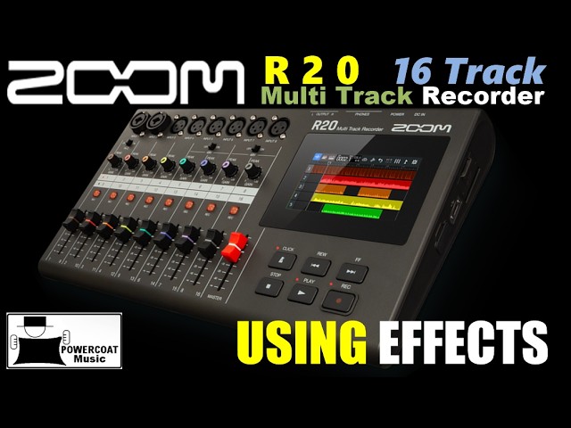 ZOOM R20 Multi Track Recorder: Using Effects - YouTube