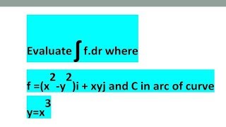Line integral over a plane curve Problem in tamil-Vector Calculus