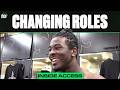Saints DE Chris Rumph on taking snaps at outside linebacker, training at both positions