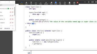 Super keyword in java Part 3 | Week 10-j