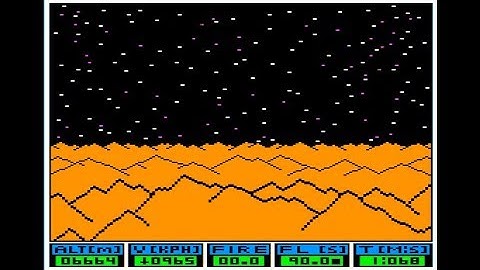 Alien Lander short play and disk drive sound (Apple II - Sierra)