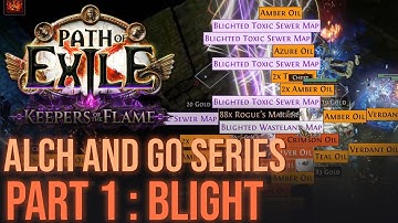 Poe 3.27 Alch and Go series part 1 : Blight (9 Div/hr)
