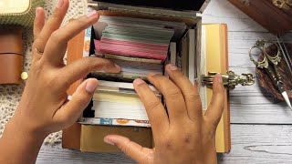 ASMR Journaling ✨| Collage Art and Relaxing Paper Sounds | Scrapbooking | Art Journal [ASMR]✨