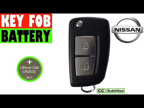 Nissan Key Fob Batteri Byte - Byte av batteri i Nissan Key Fob