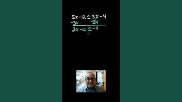 Multi-Step Inequalities #short #prealgebra #algebra
