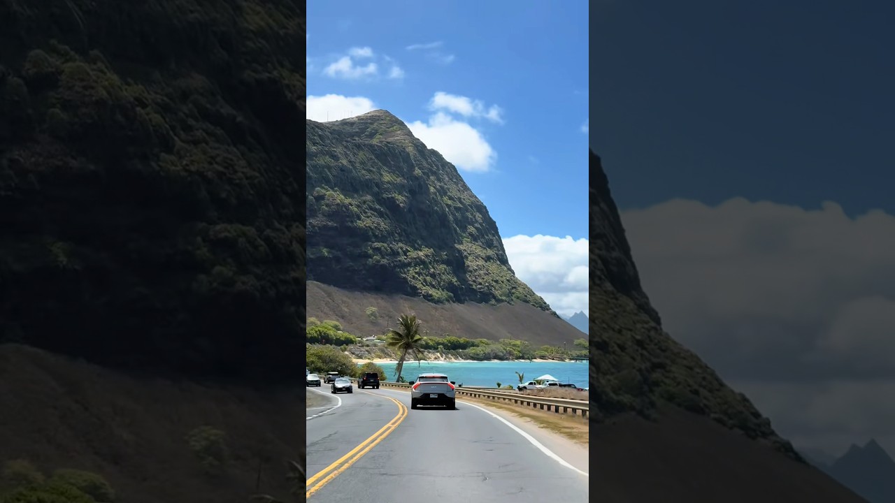 🌊 Honolulu’s Most Breathtaking Coastline! 😍 #shorts #travel #fyp