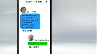 Texts show reactions of diplomats to Trump's demands on Ukraine