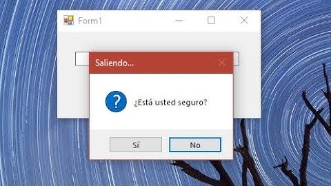 [VB.Net] Cómo cerrar una aplicación desde un MsgBox | Kevin Figueroa