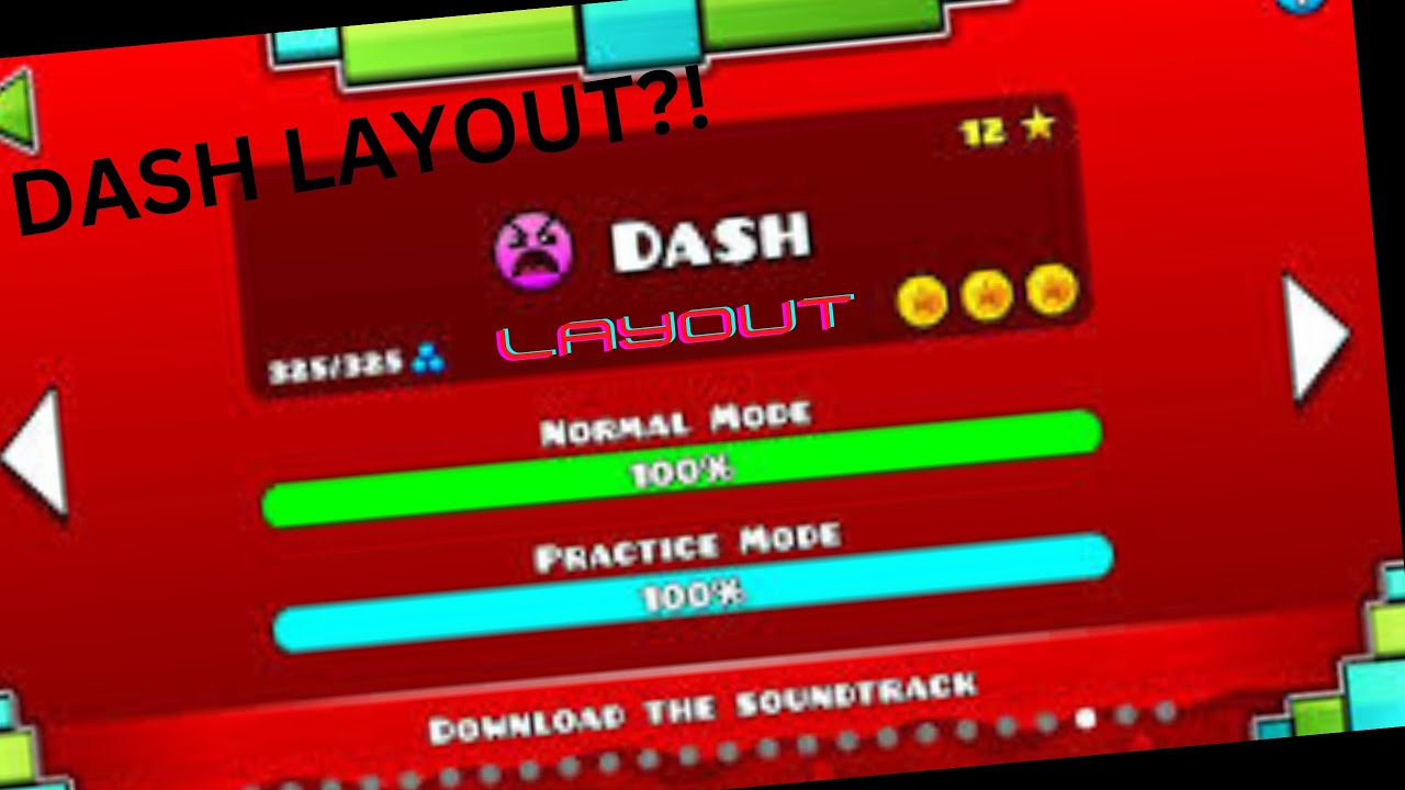 dash but ITS THE LAYOUT AND you can see the triggers! (READ DESCRIPTION ...