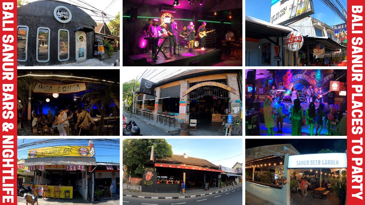 Bali Sanur Bars, Nightlife & Entertainment Best Places to Party Sanur