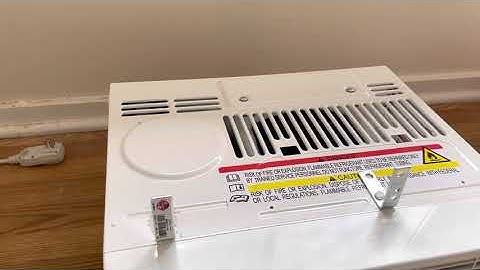 How to install window AC through the wall it is easy as 123 DIY