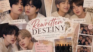 ✨ Rewritten Destiny ✨ Trailor🎞️  love story ❤️ yoonmin+teakook+namjin ❤️