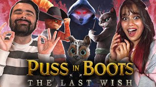 REACTING to PUSS IN BOOTS 2: THE LAST WISH! First Time Watching BLEW HER MIND!!
